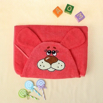 

Terry towel-cape dog, 75 × 125 cm, coral, Chl, 300 g / m²