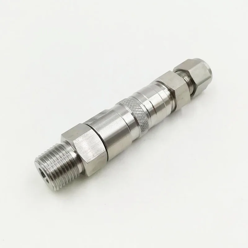 Мужские NPT фитинги SS316, 316 SS размеры SS-QC6-B-6PM серии QC, тела, мужские NPT, может сочетаться с Swagelok