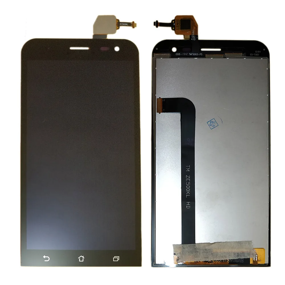 Дигитайзер сенсорного экрана в сборе для Asus Zenfone 2 Laser ZE500KL LCD 100% тест Бесплатная