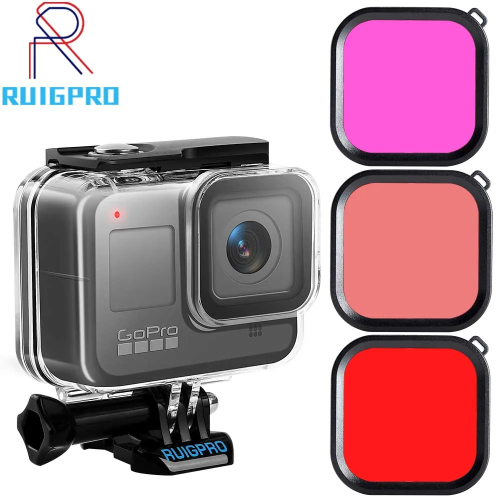 

45m Underwater Waterproof Case Houing For Gopro Hero 8 Action Camera Go Pro 8 Protective Case Accessory