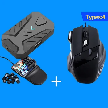 

Home Stable Auxiliary PC Adapter USB Charging Keyboard Mouse Converter No Vibration Bluetooth Console Anti Delay Game Controller