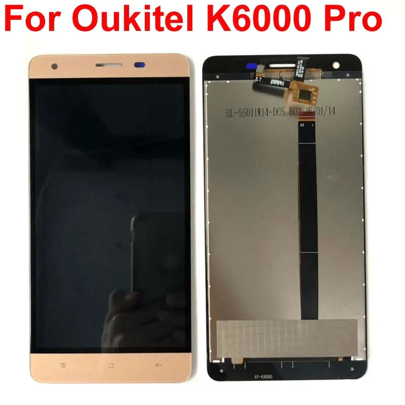 Оригинальный ЖК-дисплей Oukitel K6000 Pro мобильный телефон + кодирующий