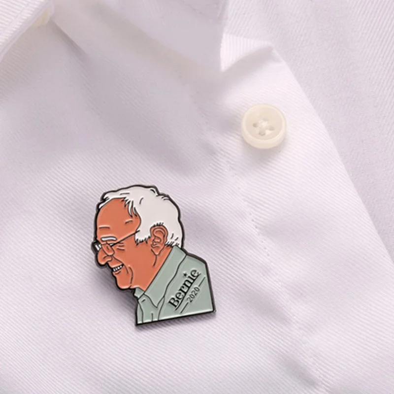 Bernie Sanders Для Pressident нагрудный штырь значок Hindsight Bernie векторная булавка пуговичные Броши для женщин и мужчин сторонников