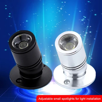 

5PCS 3W LED Cabinet Counter Showcase Spotlight Mini Ceiling Downlight Cabinet Counter Display Light 6500 3000K Display Light