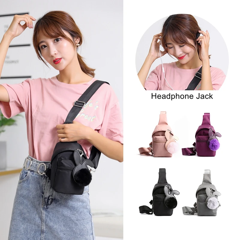 SUNNY SHOP модная нагрудная сумка через плечо Женская поясная водонепроницаемая в