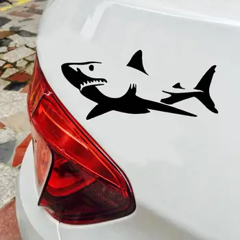 

2019 Cool Shark Motorcycles PET Self-adhesive Reflective Car Stickers Decal Decoration Automobiles Decal Car Creative Styling