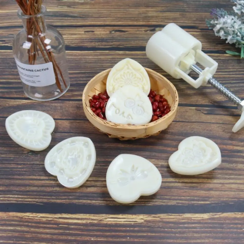 Форма для выпечки Mooncake, набор кухонных аксессуаров, цветок, Праздник середины осени, ручной пресс, reposteria товары для кухни# EO22
