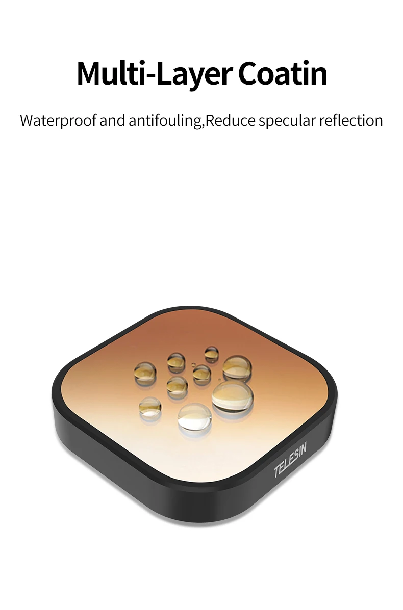 TELESIN 4 Packs ND8 ND16 ND32 CPL Lens Filter Set for Gopro Hero 10 9 Black Action Camera Accessories ND CPL Alloy Frame Lens TELESIN 4 Packs ND8 ND16 ND32 CPL Lens Filter Set for Gopro Hero 10 9 Black Action Camera Accessories ND CPL Alloy Frame Lens