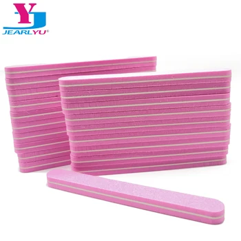 

20 pcs Nail File Sponge 100/180 Sandpaper Polishing limetta per unghie Buffers Cuticle Remover Manicure Tools For Nail Art Files