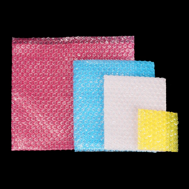 50CM Width Pink Bubble Film Brand New Material Shockproof Foam Roll  Logistics Filling Express Packaging Bubble Roll Material