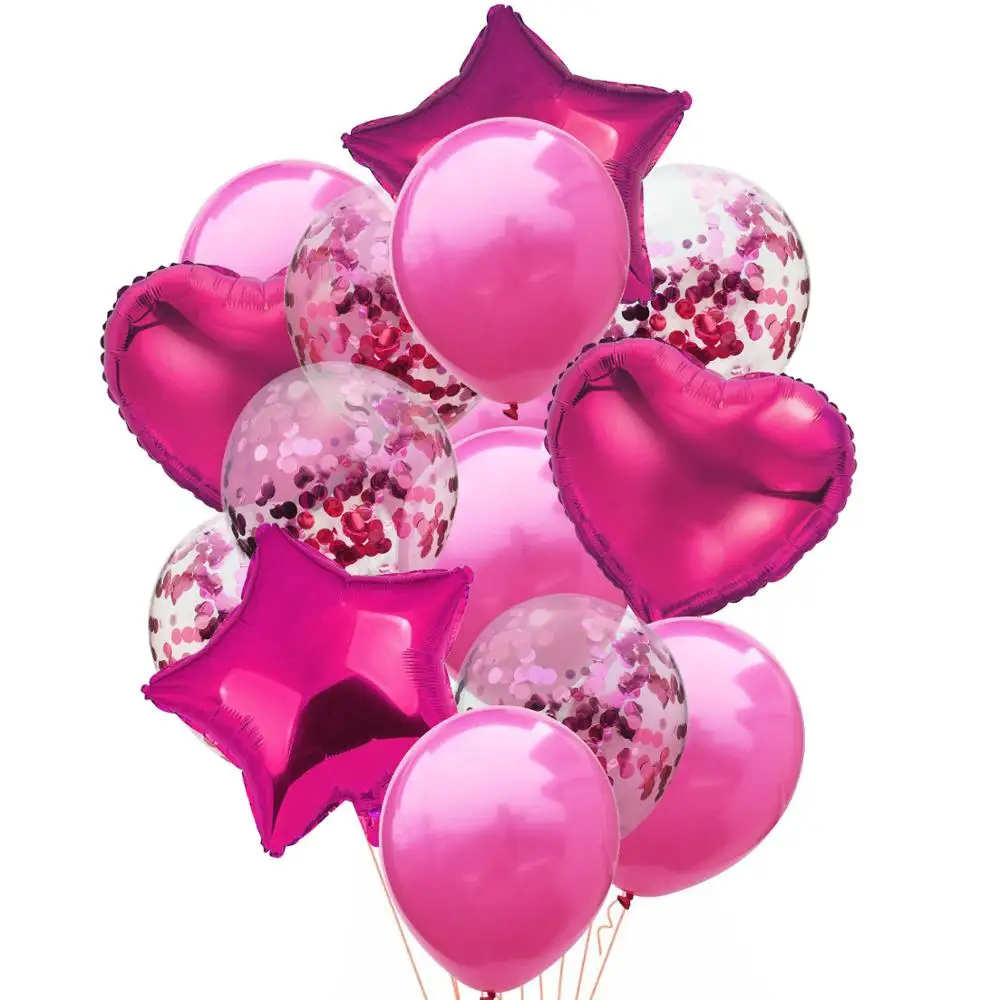 14 шт латексные конфетти праздничные украшения из шаров воздушные шары комбинации Юбилейная Свадьба Помолвка счастливый воздушный шар для вечеринки на день рождения