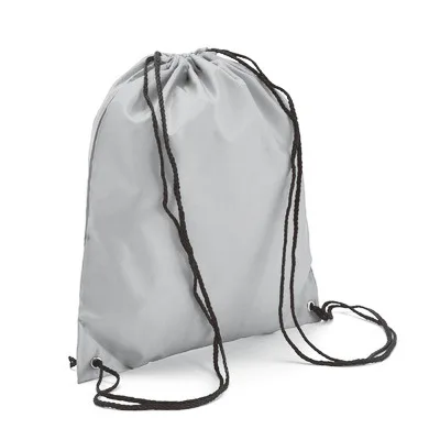 Pump Grey Swim Drawstring Bag Printed with name Personalised Gym Sack 