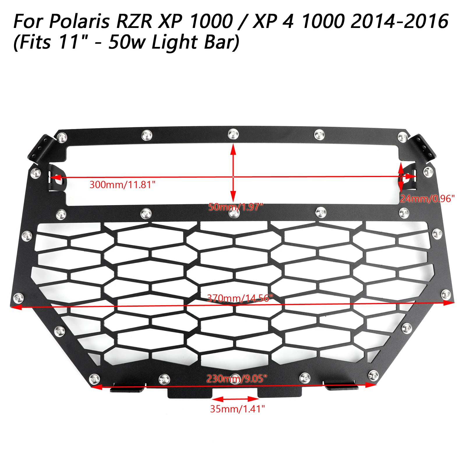 Areyourshop для Polaris RZR XP 1000/XP 4 1000- UTV светодиодный светильник решетка решетки ATV запчасти