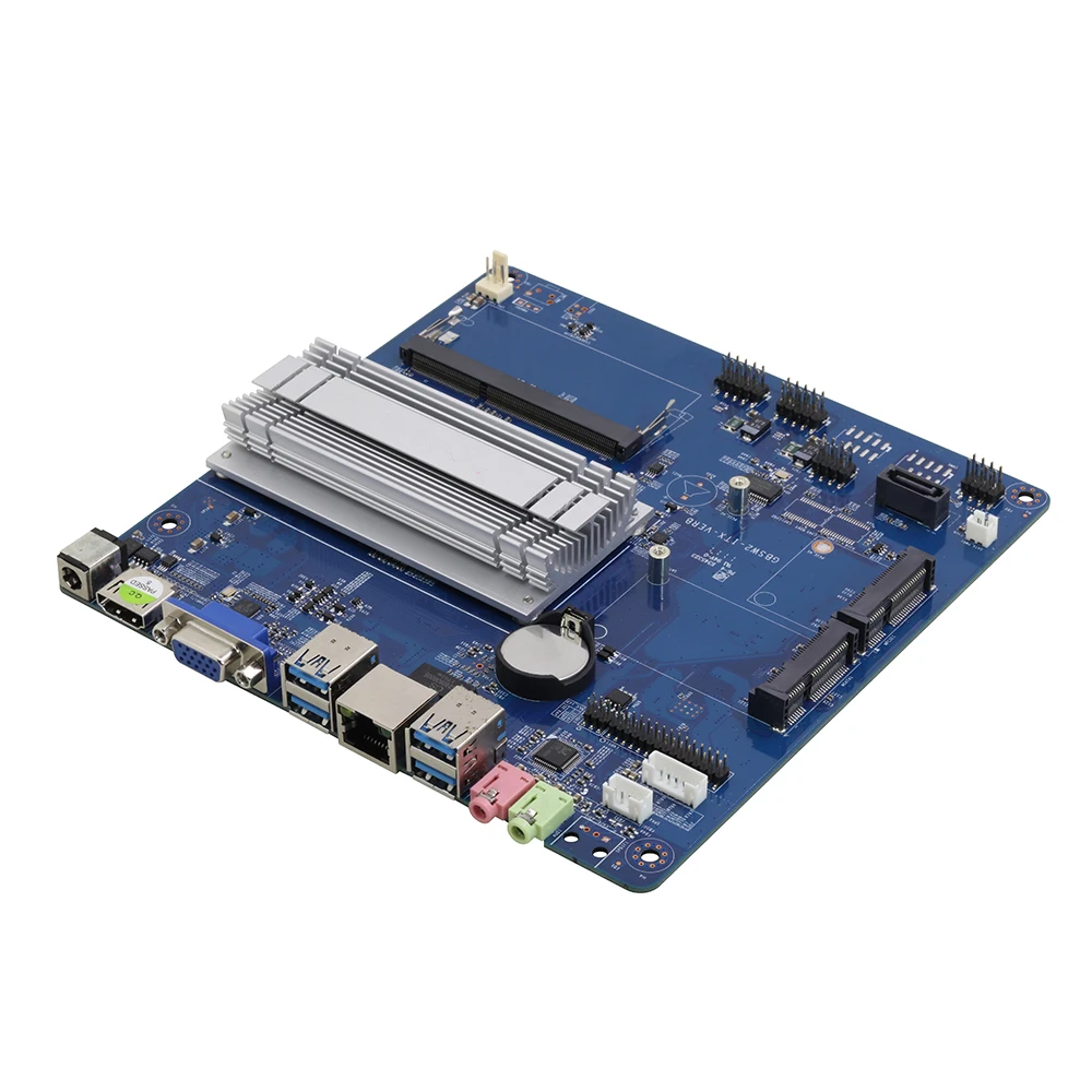Intel Celeron N3150 Встроенная Материнская плата DDR3L SATA mSATA 6* USB HDMI VGA Mini PCI-E WiFi Bluetooth Gigabit LAN MIC SPK DC12V 5A