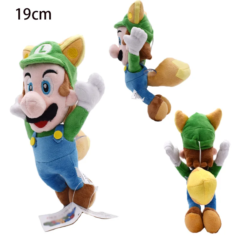 Super Mario Bros Luigi Плюшевые игрушки Super Mario Stand Mario Brother мягкие игрушки мягкие куклы подарок для детей Высокое качество - Цвет: 4