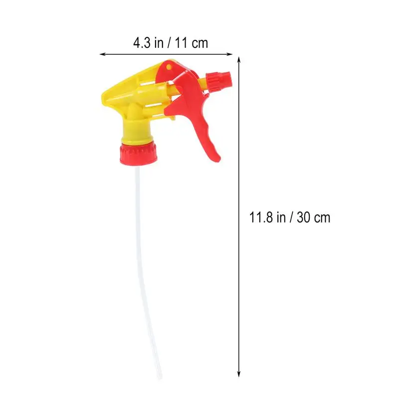 10 Pcs Spray Bottle Trigger Replacement Spray Nozzles Thicken Sprayer Replacement Trigger Spray Tops Spray Heads (Random Color)-5