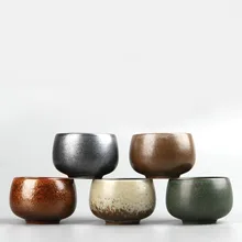 Японский стиль, посуда для вина, каменная керамическая чашка, керамическая чашка, кунг-фу, чай, ПУ 'чашка, 90 мл, керамика, церемония, WF1026205