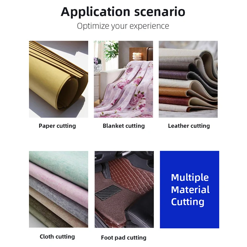 Clothing Electric Scissors Cloth Cutter Fabric Cutting Machine Fabric Round Knife Cutting Machine Electric Hand Push Scissors 6