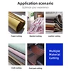 Clothing Electric Scissors Cloth Cutter Fabric Cutting Machine Fabric Round Knife Cutting Machine Electric Hand Push Scissors 6