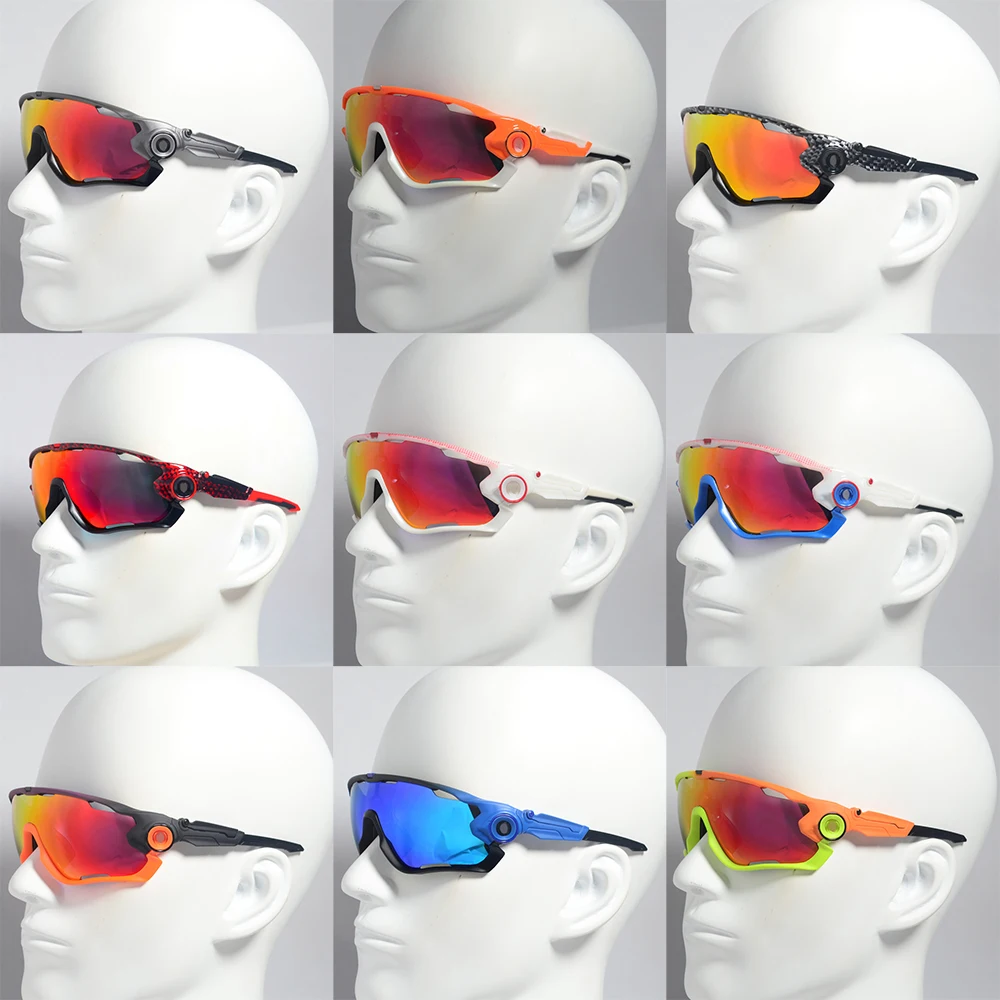 5 Lentes Polarized Cycling Glasses UV400 Man Women Sunglasses Goggle Windproof Gafas De Seguridad Bicycle Eye Fishing Glasses