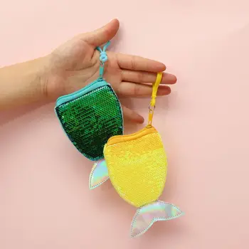

Women Sequins Coin Card Key Wallet Pouch Mini Purse Zipper Change Bag C90E