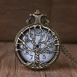 Скелет винтажные кварцевые карманные часы мужские женские модные стимпанк Fob часы с цепочкой