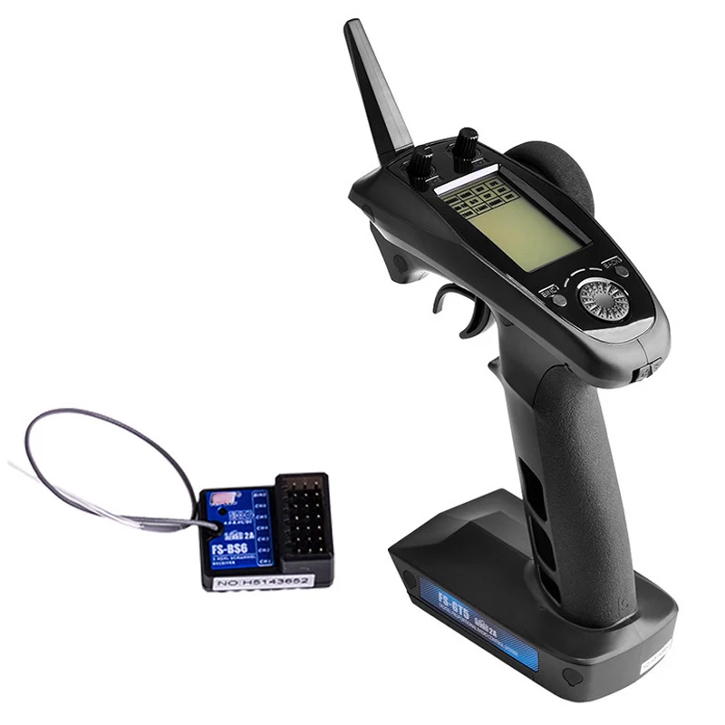 

Transmitter FS-GT5 with FS-BS6 Receiver Built-in Gyro Fail-Safe 2.4G 6CH for RC Car Boat ING-SHIPPING