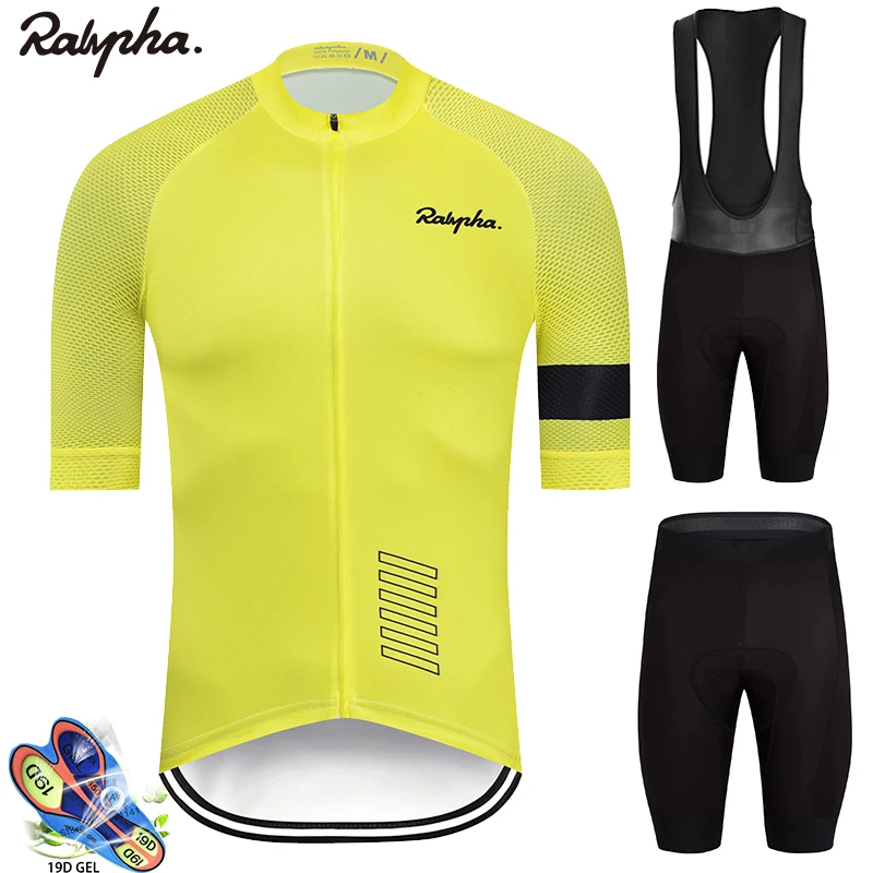 Raphaing Pro Team Велоспорт Джерси наборы одежда для велоспорта Ropa Ciclismo Hombre летняя гоночная велосипедная одежда велосипедная Униформа Новинка