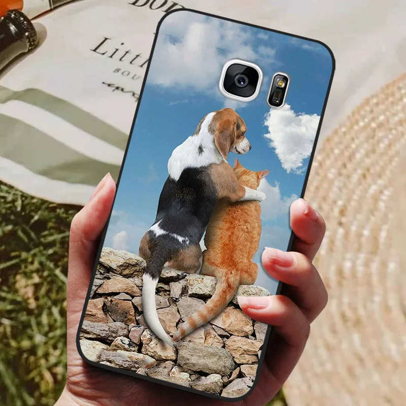 Cute Pattern Silicone TPU Phone Case - Soft Protective Back Cover Bumper