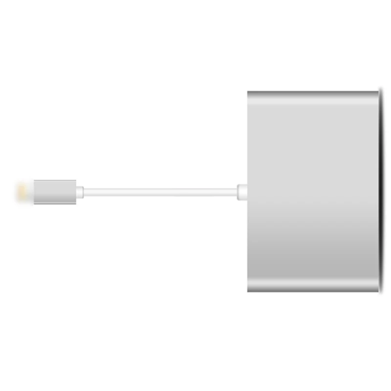 Abkt-портативный Mirrorlink для Apple интерфейс к HDMI VGA AV Аудио Видео адаптер для iPad iPod iPhone 5 6 7 8 X