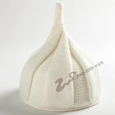 ; сезон осень-зима теплая одежда с ушками детские головные уборы Skullies Beanie упругая заостренная шапка "ветряная мельница" Кепка для мальчиков, девочек модные Accessory-MXC-W6 - Цвет: 2 kids