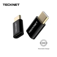 TeckNet usb type C OTG адаптер type C штекер Micro usb-кабель 10 см Vonverters для Macbook samsung S10 huawei Xiomi usb type C