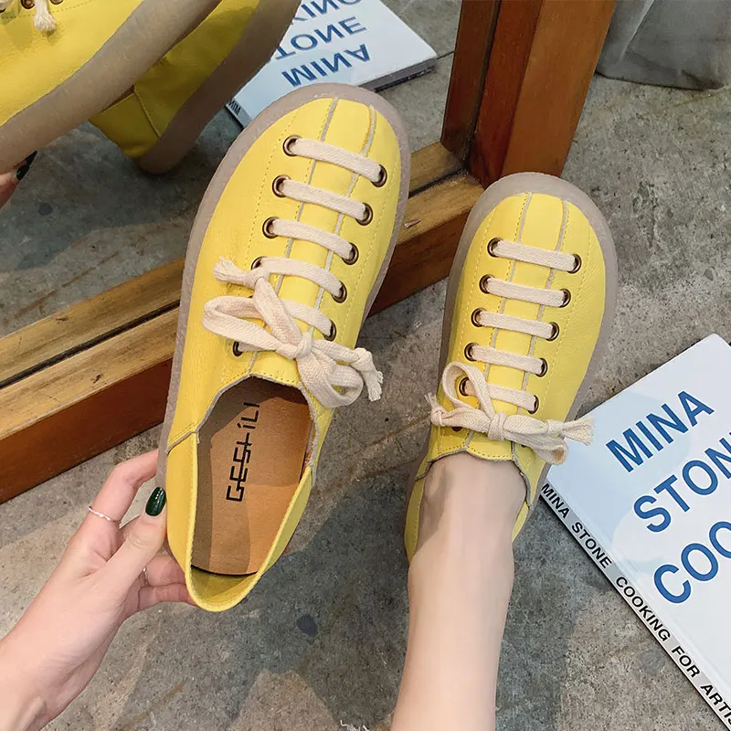 CYOSO/Женская обувь на плоской подошве Новинка 2019 года женские балетки шнуровке