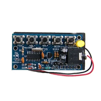 

Wireless Stereo FM Radio Receiver DIY Module Kit 76MHz-108MHz PUO88