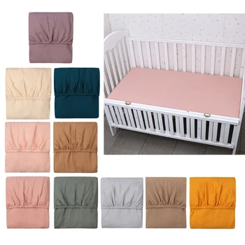 10 colori lettino per bambini tappetino in cotone universale presepe lenzuolo protettore tappetino tress Cove per ragazzi ragazze 125*70cm