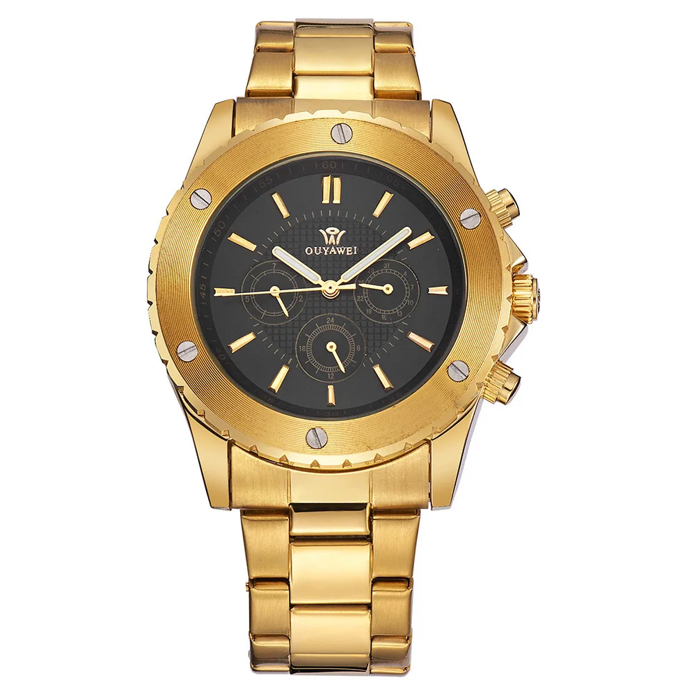 

Europe-asia wei ouyawei Gold Multi-functional Fully Automatic Waterproof Analog Watch