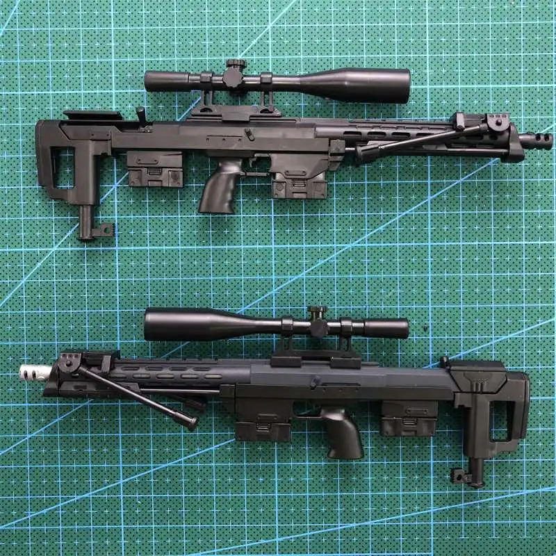 1:6 DSR 1 снайперская винтовка пистолет режим черный пластик покрытый