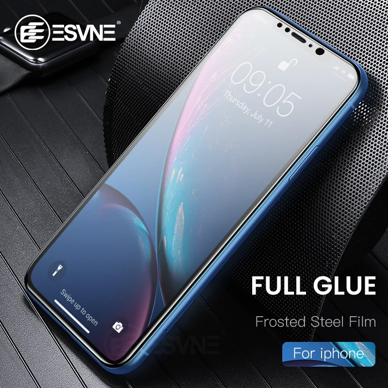 

ESVNE Matte Tempered Glass For iphone 7 Glass 6 6S 7 8 Plus Screen Protector For iphone X Xs Max Xr iphone Xr Screen Protector