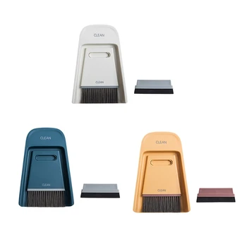 

Coffee Grinder Powder Cleaning Brush Coffee Machine Brush Mini Bar Counter Brush Combination of Broom and Dustpan