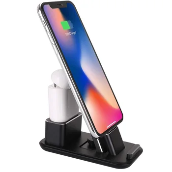

Charging Dock Charger Stand Compatible 3 in1 Aluminum Charging Stand Station for Airpods/iPhoneX/Xs/Xs Max/8/8Plus/7/7Plus/6/6s