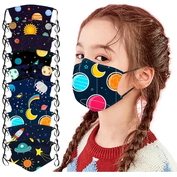 

10pcs Child Kids Fashion Print Face Mask Reusable Masks Outdoor Reusable Mask Masks Washable Mascarillas Маски Для Лица С Рисунк