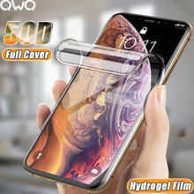 Full Cover Hydrogel Film For iPhone 11 12 Pro XS Max mini Screen Protector For iPhone SE 2021 XR X 7 6 6s 8 Plus Film Not Glass
