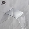 Chrome/Brushed Golden/Black Bathtub Faucet Waterfall Nozzle Faucet Replacement Piece Bath Basin Faucet Single Water-Tap New Hot 1