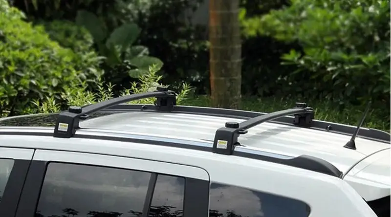 High quality Aluminum Alloy Roof Racks Luggage Rack Crossbar Fits For  Jeep Compass 2011 2012 2013 2014 2015 2016