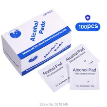 100pcs/bag Alcohol Pad 75% Ethanol Alcohol for Disinfection Use Alcohol Pads for Epidemic Prevention for Phone Computer 100pcs/bag Alcohol Pad 75% Ethanol Alcohol for Disinfection Use Alcohol Pads for Epidemic Prevention for Phone Computer