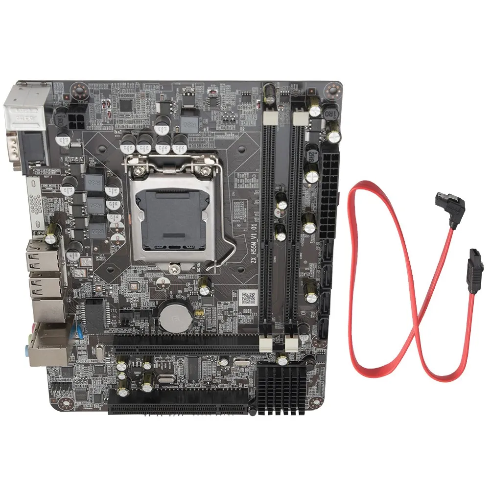 Новейший процессор Intel P55 H55 H55M PM55 P57 разъем LGA 1156 материнская плата DDR3 1600 1333 1066 Ксеон i3 i5 i7 LGA1156 Процессор материнская плата компьютера