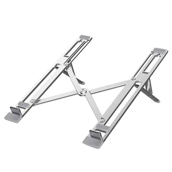 

Portable Laptop Stand, Aluminum Foldable Holder, 6 Levels Height & Angle Adjustable,For Stand Portable,Universal Desktop