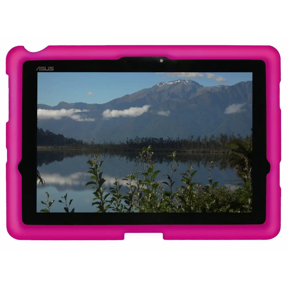 Силиконовый чехол MingShore для ASUS Pad300 TF300 TF300T 10,1 мягкий чехол для ASUS Transformer Prime TF201 TF201T плоский чехол для планшета - Цвет: Rockin Raspberry
