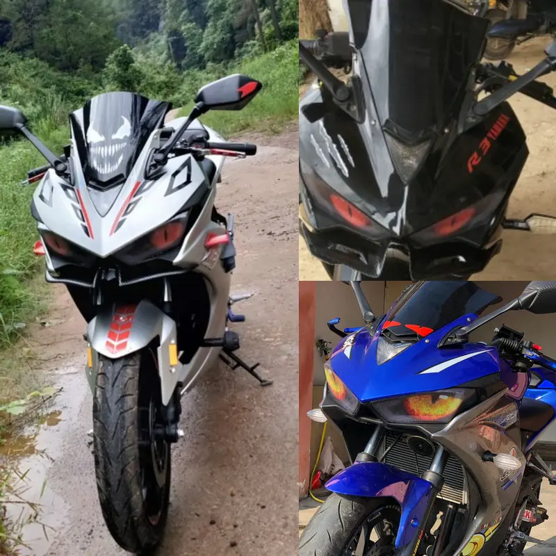 Для YAMAHA YZF R3 R25 2015 2016 2017 2018 мотоцикл передний обтекатель защита фар