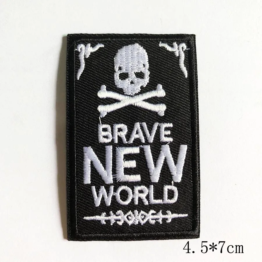 Skull Hand Cartoon Embroidered Iron-On Patch - DIY Apparel Accessory